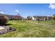 Well-maintained community featuring green lawns and sidewalks, perfect for a peaceful neighborhood at 10246 Eller Creek Dr, Fishers, IN 46038