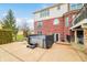 Hot tub with access to walk-out basement on a concrete patio at 1032 Westview Point Dr, Columbus, IN 47201