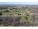 An aerial view of the golf course in the community at 1086 Pebble Brook Dr, Noblesville, IN 46062