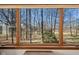 Picture window view of a lush wooded yard at 1086 Pebble Brook Dr, Noblesville, IN 46062