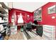 Inviting office space with abundant storage, built-in desk, and natural light at 12064 N Glena Pl, Mooresville, IN 46158