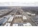 An aerial view of the property showcasing the community layout, surrounding landscape and location at 15 W Executive Dr # 104, Carmel, IN 46032