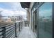 Exterior of a large balcony with a street view at 15 W Executive Dr # 104, Carmel, IN 46032