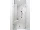 Bright shower with glass door and marble tile at 15 W Executive Dr # 104, Carmel, IN 46032