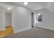 Bedroom with neutral walls, carpet, and natural light at 2312 Fletcher St, Anderson, IN 46016