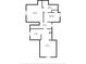 Second floor plan showcasing a room, bedroom, bathroom, attic and hall at 2312 Fletcher St, Anderson, IN 46016