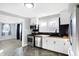 Modern kitchen with stainless steel appliances, light wood counters, and stylish backsplash at 26 Highland Ave, Franklin, IN 46131