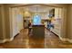 Stylish kitchen with stainless steel appliances, white cabinets, and center island at 307 S Main St, Whitestown, IN 46075