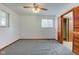 Bedroom with carpet, ceiling fan and natural light at 4018 S State Road 75, Coatesville, IN 46121