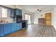 Spacious kitchen with stainless appliances and an open layout at 4018 S State Road 75, Coatesville, IN 46121