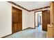 Spacious bedroom with soft blue carpet and natural light at 5272 N Graham Rd, Whiteland, IN 46184
