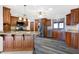 Well-equipped kitchen with stainless steel appliances and custom cabinetry at 5272 N Graham Rd, Whiteland, IN 46184