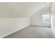 Finished attic area featuring neutral carpet and a window at 660 Overcup St, Westfield, IN 46074