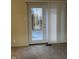 White door featuring a see-through window and white blinds at 8501 Canterbury E Sq, Indianapolis, IN 46260
