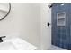 Stylish bathroom showcasing a new shower and modern fixtures at 11035 W Lakeshore Dr, Carmel, IN 46033