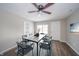 Contemporary dining room with stylish furniture and decor at 227 W 7Th St, Lapel, IN 46051