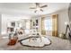 Cozy living room with a plush sofa, stylish rug, and plenty of natural light at 5303 Brandywine Dr, Whitestown, IN 46075