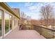 Spacious deck with a view of the lake, featuring outdoor living space for relaxation and entertaining at 6045 Channel Dr, Columbus, IN 47201