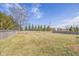A sprawling backyard showcases a well-manicured lawn, a sturdy fence line, and mature trees for privacy at 9046 Pinecreek Ct, Indianapolis, IN 46256