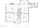First floor plan showcasing the layout of the kitchen, living room, dining room, and Gathering room at 9970 Southwind Dr, Indianapolis, IN 46256