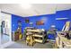 Bright garage features tool storage, and ample lighting at 9970 Southwind Dr, Indianapolis, IN 46256