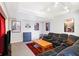 Cozy living room featuring a plush sectional sofa and entertainment area at 9970 Southwind Dr, Indianapolis, IN 46256