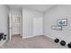Versatile spare room with neutral decor, large closet, and natural light, perfect for customization and storage at 1051 Macoun Dr, Westfield, IN 46074
