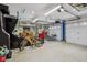 The oversized finished garage has epoxy floors, bar and game area at 1072 3Rd Nw Ave, Carmel, IN 46032
