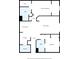 Detailed floor plan showcasing the layout of the home with bedrooms, bathrooms, living spaces, and kitchen at 12863 Tradd St # 1D, Carmel, IN 46032