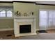 Close up of fireplace with hearth and mantle at 2025 Main St, Elwood, IN 46036