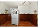 Refrigerator in kitchen with wood flooring and lots of room for food storage at 2850 Tansel Rd, Indianapolis, IN 46234