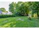 Expansive backyard featuring mature trees, offering a private and serene outdoor setting at 3543 N Kenwood Ave, Indianapolis, IN 46208