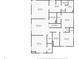 Second floor layout with four bedrooms, three bathrooms, a Gathering room, and laundry at 5461 Oak Knoll Dr, Whitestown, IN 46075