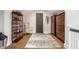 Finished attic space with hardwood floors and ample storage space at 5626 Winthrop Ave, Indianapolis, IN 46220