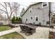 Backyard featuring outdoor seating area and hot tub at 5626 Winthrop Ave, Indianapolis, IN 46220