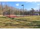 Enjoy a match on the community's tennis court with lighting for night games and well-kept net and surfaces at 7238 River Birch Ln, Indianapolis, IN 46236