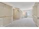 Large walk-in closet with custom shelving and a vanity area at 7238 River Birch Ln, Indianapolis, IN 46236