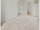 Bright bedroom with neutral carpeting, ready for personal touches at 8547 S Tibbs Ave, Indianapolis, IN 46217