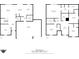 Floor plan shows the first and second floors with living areas, kitchen, bedrooms and garage at 8547 S Tibbs Ave, Indianapolis, IN 46217