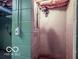 Functional bathroom with a cinder block shower at 9464 N State Rd 135, Morgantown, IN 46160