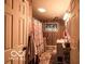 Full bathroom with stall shower and stained glass at 9464 N State Rd 135, Morgantown, IN 46160