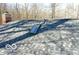 Close up photo showcasing a skylight in the gray shingled roof of the house at 9464 N State Rd 135, Morgantown, IN 46160