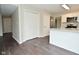 Kitchen view featuring a breakfast bar, stainless appliances, and pantry storage at 9685 Glowing Flame Dr, Fishers, IN 46037