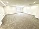 Large carpeted basement area with neutral walls and recessed lighting at 14596 Toponas Pl, Fishers, IN 46040
