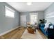 Cozy living room features hardwood floors, natural light, and comfortable seating at 17 Parkview Ave, Indianapolis, IN 46201