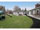 Expansive backyard featuring a play structure and outdoor seating at 2109 Elmwood Dr, Lebanon, IN 46052