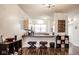 Living room open to kitchen with breakfast bar seating, creating an inviting space at 2357 Central Ave, Indianapolis, IN 46205