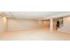 Spacious basement features neutral paint, carpet flooring, and a staircase at 2564 Tangleridge Ln, Brownsburg, IN 46112