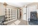 Bright bedroom with a built in shelving unit and closet at 4947 Cherryhill Ct, Indianapolis, IN 46254