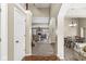 Welcoming foyer with a view into the adjacent living room and dining area at 4947 Cherryhill Ct, Indianapolis, IN 46254